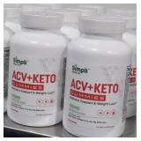 box of 75 bottles of ACV+Keto gummies for weight l