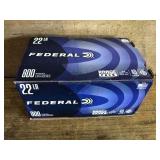 800 Rds. .22LR Federal 40gr.