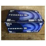 800 Rds. .22LR Federal 40gr.