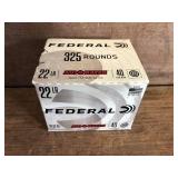 325 Rds. .22LR Federal 40gr.