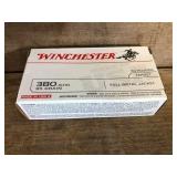 50 Rds. .380 Auto Winchester 95gr. FMJ