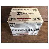 325 Rds. .22LR Federal 40gr.