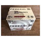 325 Rds. .22LR Federal 40gr.