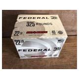 325 Rds. .22LR Federal 40gr.