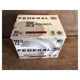 325 Rds. .22LR Federal 40gr.