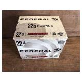 325 Rds. .22LR Federal 40gr.