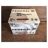 325 Rds. .22LR Federal 40gr.