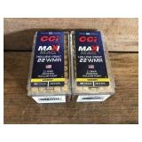 100 Rds. .22WMR CCI 40gr.