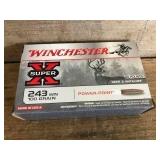 20 Rds. .243 Win Winchester 100gr