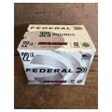 325 Rds. .22LR Federal 40gr.