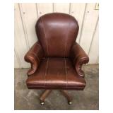 Leather Rolling Office Chair