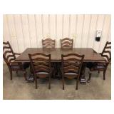Large, Heavy Dining Room Suit With 6 Chairs