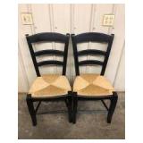 Pair Of Cane Bottom Style Chairs