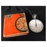 Heuer Stopwatch With Box