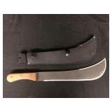 Large Blade Knife (18") With Sheath