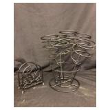 Wine Bottle Holder/Napkin Holder