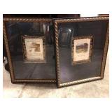 Pair Of Wine Themed Framed Prints