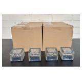 App. 24 Solar Glass Style Brick Lights, As Found.