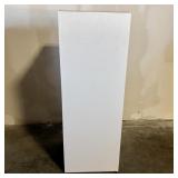 White Rectangular Pedestal With Glass-Style Top 15
