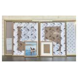 Lot Of 6 Assorted Picture Frames, Largest Measurin