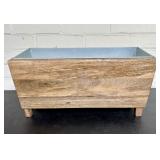 Wood Trough Wine Chiller - Planter Box 8'X18'X9'