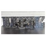 Industrial Style Marquee Light Up Letters 8'X9'
