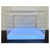 Clear Acrylic Display Case With Color Changing LED