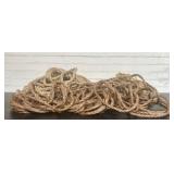 2 Buckets Of Hemp Style Ropes (App. 3-4 Ropes) 12'