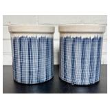 Pair Of Melrose Stoneware Terracotta Crock 6'X7'