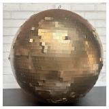 22' Golden Disco Ball (Disco Ball Has Loose Or Buc