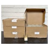 Lot Of App. 60 Clear Glass Votive Candle Holders W