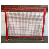 ULINE Wire Machine Guard Panel With 2 Posts, 6'X80