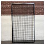 ULINE 4'X7' Wire Machine Guard Panel, Black, Model
