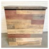 Rustic Wooden Podium - Bar Counter; Could Be Used