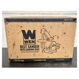 WEN Belt Sander With Sanding Disc, New In Box. Mod