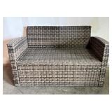 Baner Garden Resin Wicker Outdoor Loveseat 29'X50'