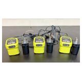 3 Ryobi ONE+ 18V Battery Chargers 2'