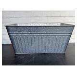 Galvanized Metal Planter - Tub With Handles 15'X22