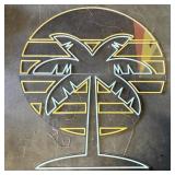 Acrylic LED Neon Style Palm Tree Sunset Lighted Di
