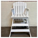 Large White Wooden Deck, Beach Or Lifeguard Style