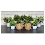 Lot Of Farmhouse Style Planters - Vases 5'X15'X10'
