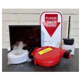 Microframe Turn-O-Matic Take-A-Number Ticket Dispe