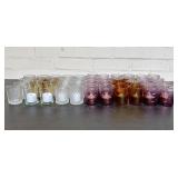 Assorted Glass Colors - Pattern Votive Candle Hold