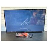 43' 4K Onn Smart TV With Box, Feet And Remote