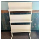 Three-Tier Metal Floor-Standing Display Rack