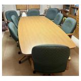 Large Late 20th Century Office Conference Suite wi