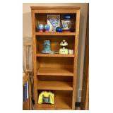 A Wooden Five-Tier Bookshelf