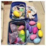 An Assortment of Easter Seasonal Decorations inclu