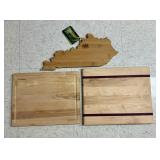 A Trio of Assorted Hardwood and Totally Bamboo Cut