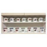 Set of 14 Christian Art Gifts Ceramic Inspirationa
